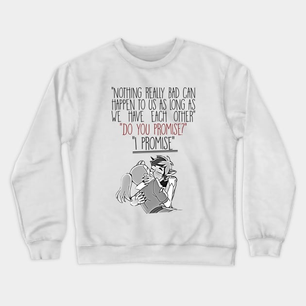 Catradora - Catra and Adora Crewneck Sweatshirt by samaritan100